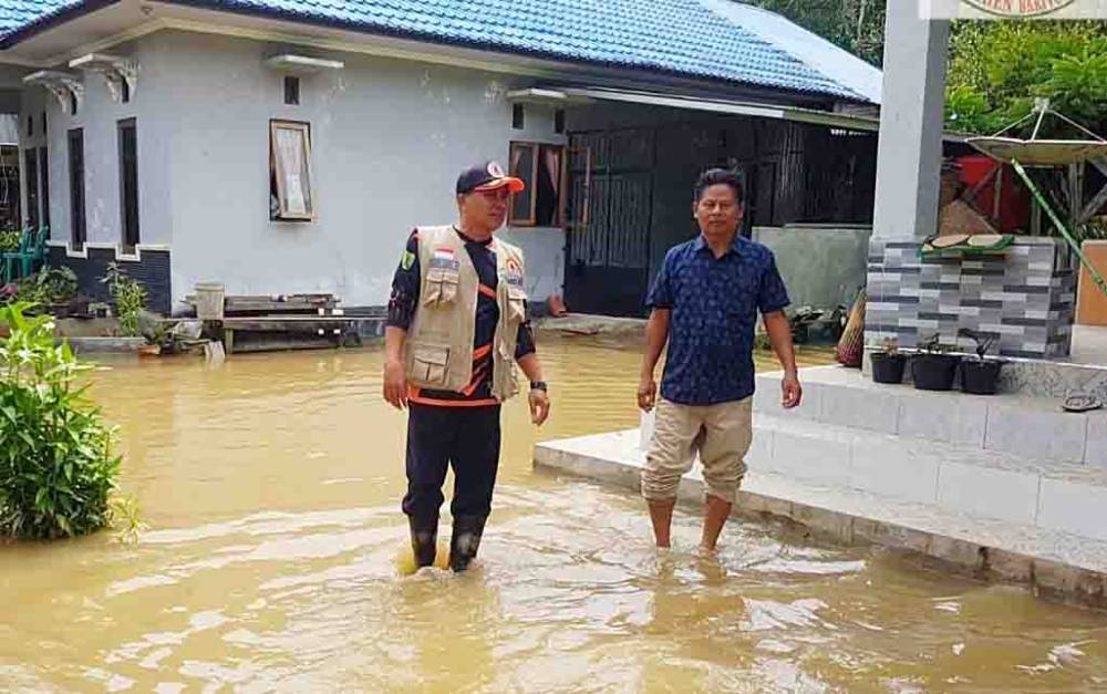 3 Desa di Barito Timur Dilanda Banjir Pasca Hujan Sepanjang Malam Tahun Baru