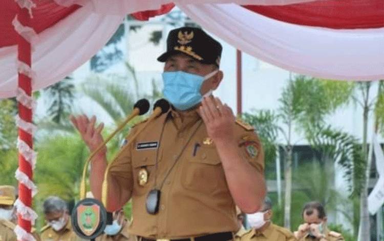 Gubernur Kalteng Bersyukur Cakupan Vaksinasi Kalteng Masuk 10 Besar Nasional