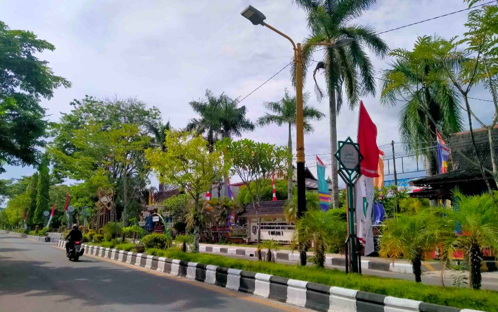 PJU di dalam Kota Sampit