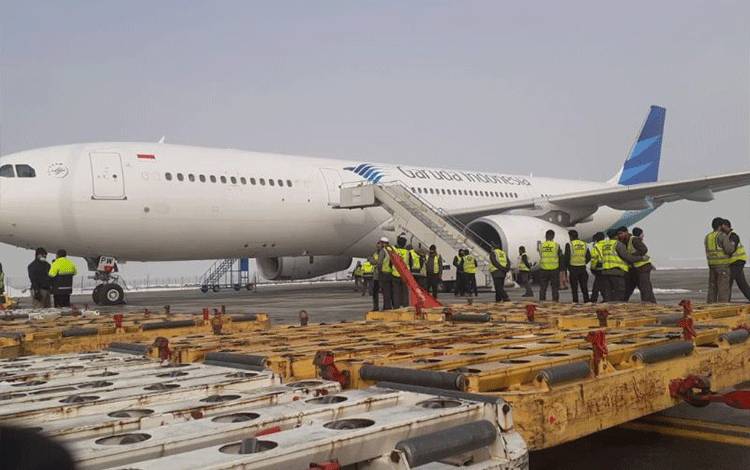 Garuda Kirim Bantuan Kemanusiaan Pemerintah RI ke Afghanistan