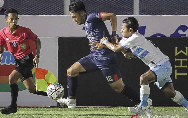 Gol Tunggal Rizky Dwi Bawa Arema FC Kalahkan Bhayangkara FC