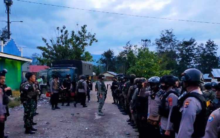 TNI Siagakan 2 SSK Bantu Redam Bentrok Antarwarga Jayawijaya