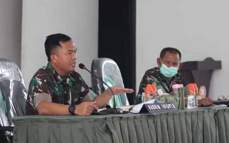Dandim Palangka Raya Sampaikan Pesan Kasad