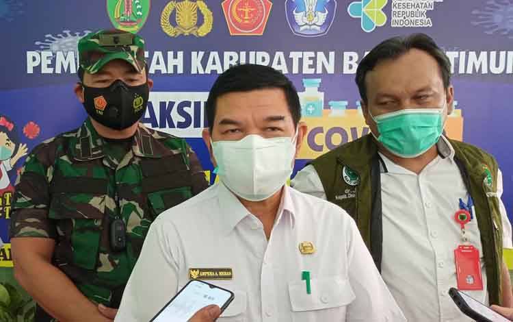 Vaksinasi Anak Dimulai, Bupati Barito Timur Ingatkan Tetap Disiplin Prokes