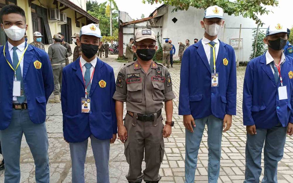 Satpol PP dan Damkar Kapuas Terima Siswa Magang dari SMKN 1 Kuala Kapuas