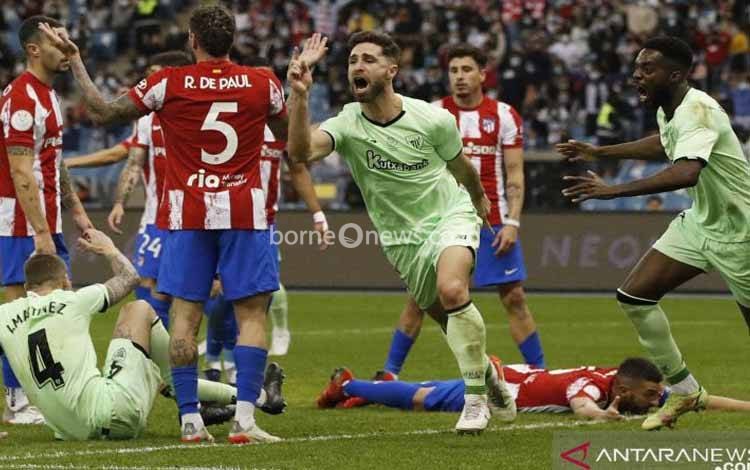 Kalahkan Atletico 2-1, Athletic Bilbao ke Final Piala Super Spanyol
