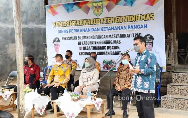 Dinas Perikanan dan Ketahanan Pangan Gumas Dampingi Pengembangan Lumbung Pangan Masyarakat