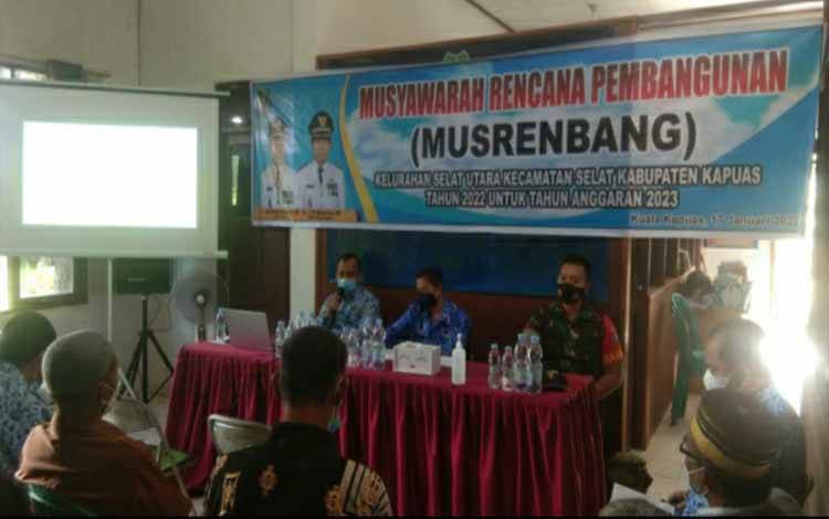 Kelurahan Selat Utara Gelar Musrenbang Susun Program Prioritas