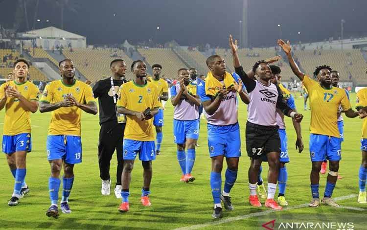 Gabon Dampingi Maroko ke 16 besar