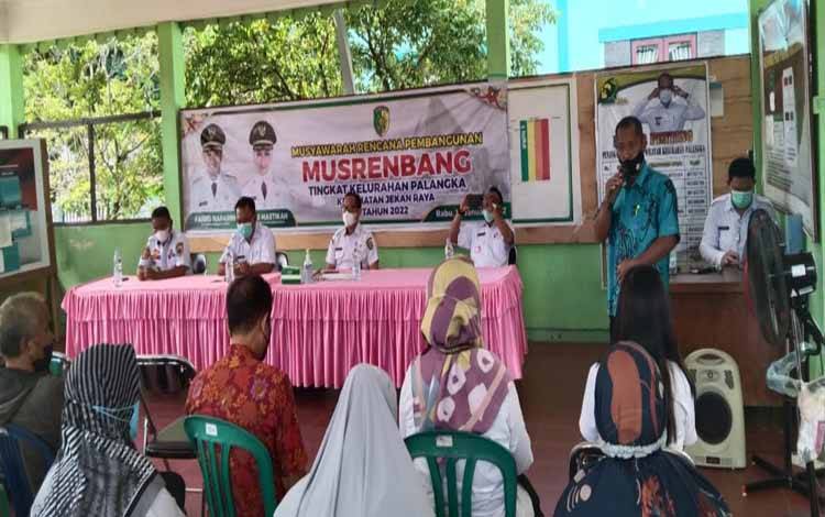 Musrenbang Kelurahan Palangka Hadirkan Sejumlah Kepala Dinas