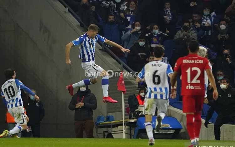 Jungkalkan Atletico, Sociedad Melaju ke Perempat Final Copa del Rey