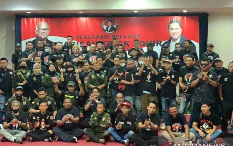 Relawan BARET Dukung Erick Thohir Maju pada Pilpres 2024
