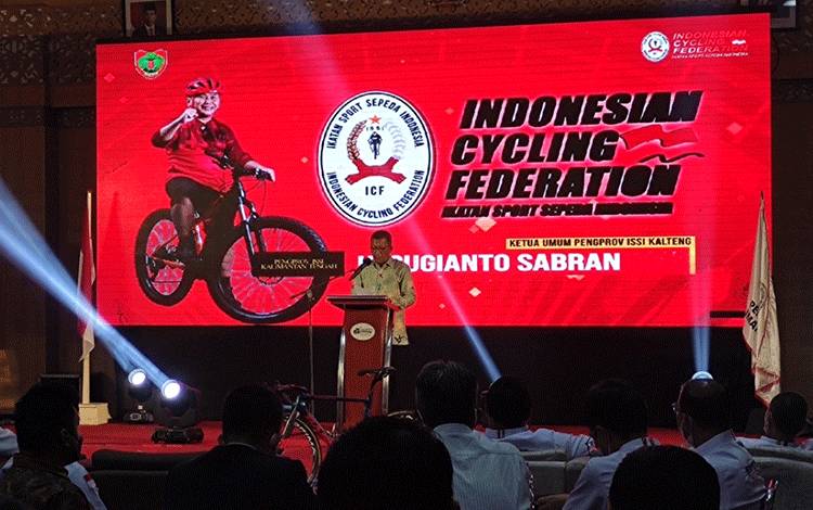 Buka Rakerprov ISSI Kalteng, Asisten Pemerintahan Kesra Sebut Bersepeda Sudah Jadi Trend