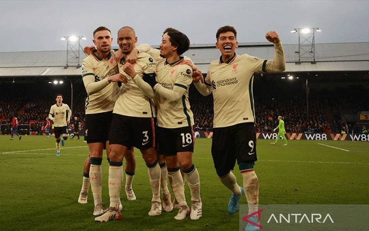 Penalti Fabinho Kunci Kemenangan Liverpool atas Crystal Palace