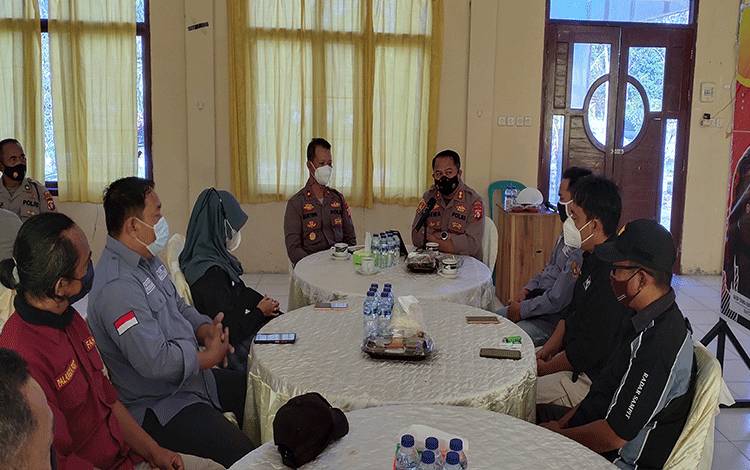 Polres Sukamara Gelar Coffee Morning Bersama Insan Pers