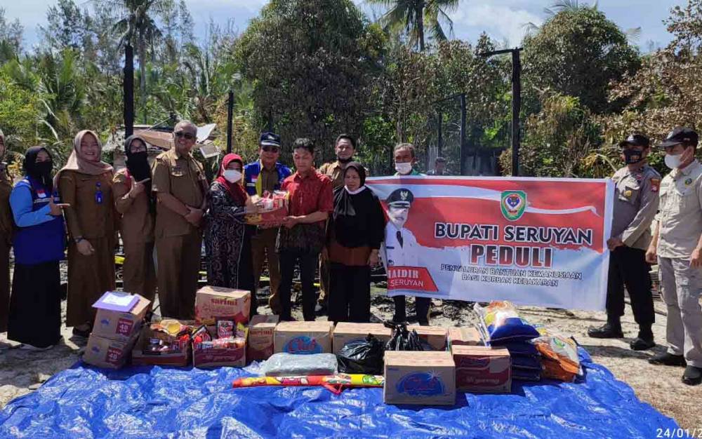 Ini Langkah Cepat Bupati Seruyan Bantu Korban Kebakaran