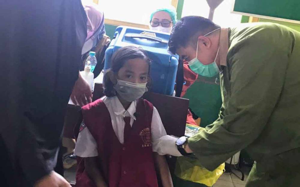 Sebagian Orang Tua di Sampit Masih Menolak Anaknya Disuntik Vaksin Covid-19
