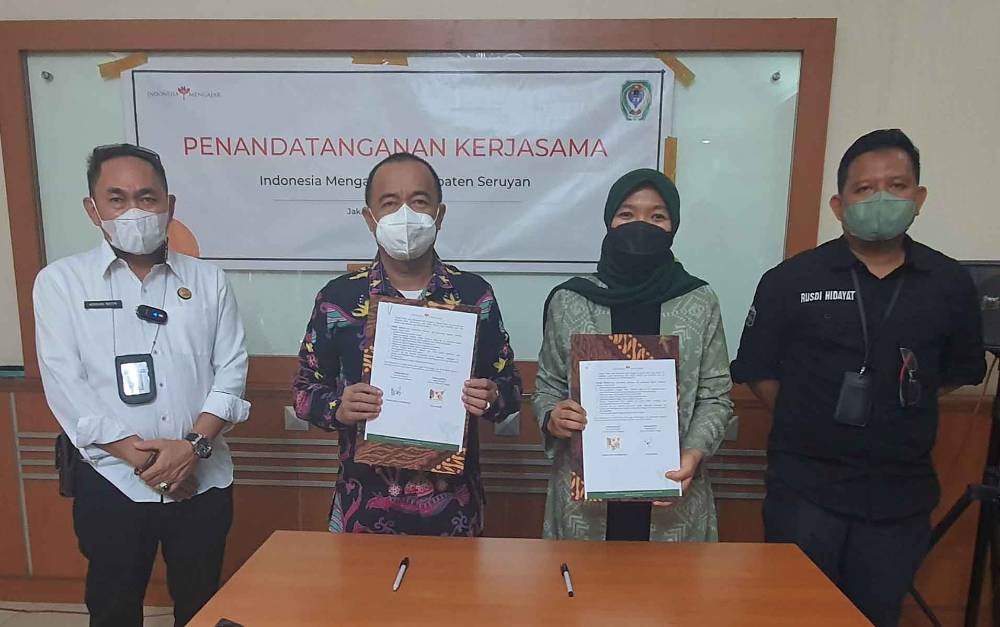Bupati Seruyan Teken Kerjasama dengan Yayasan Gerakan Indonesia Mengajar