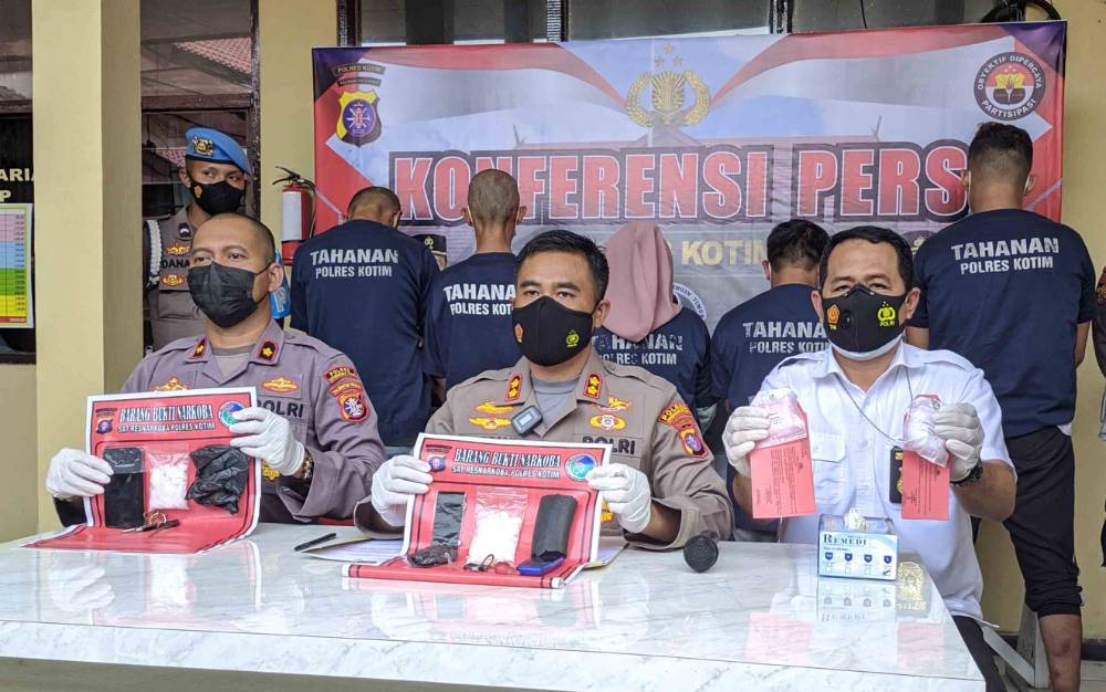 Peredaran Narkoba di Kotim Mengkhawatirkan, dalam 2 Hari ada 5 Orang Diringkus karena Sabu