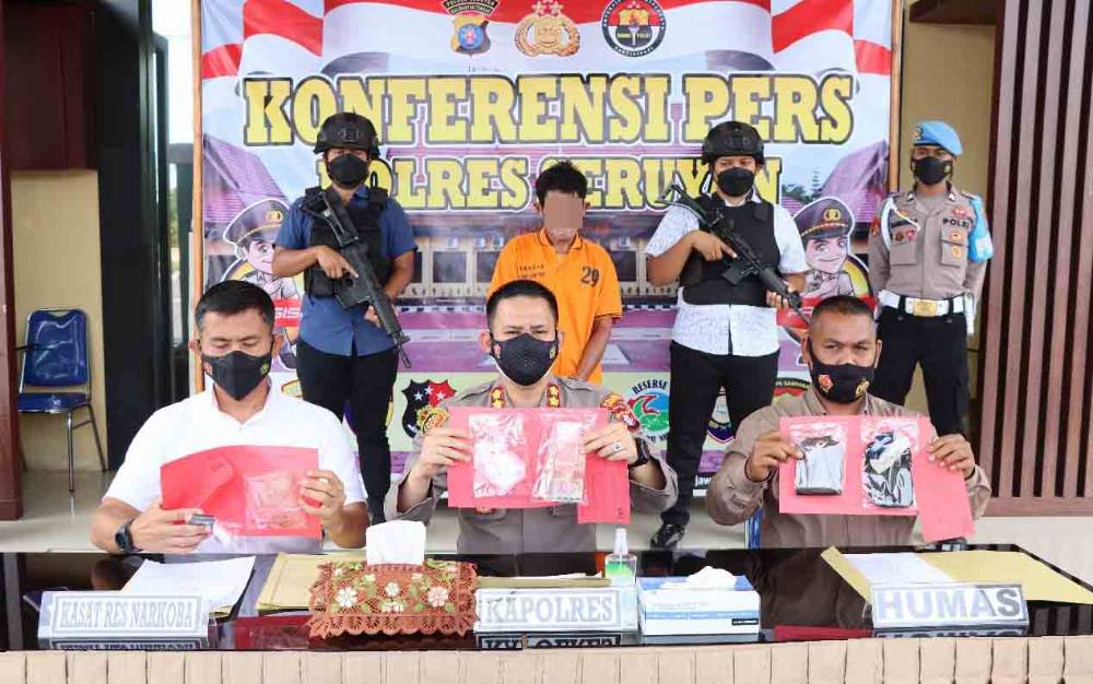 Satres Narkoba Polres Seruyan Ringkus Pengedar Sabu, Ini Jumlah Barang Buktinya