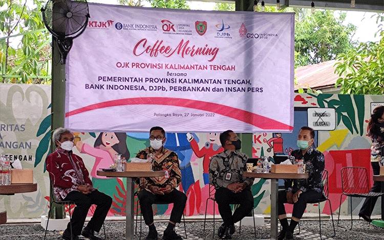 OJK Gelar Coffee Morning Bersama Pemprov Kalteng dan Perbankan