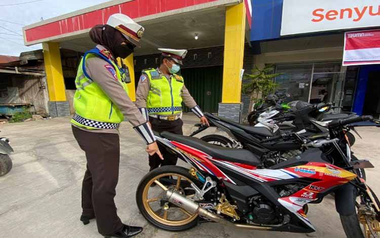 Pengguna Knalpot Brong Ditertibkan di Katingan