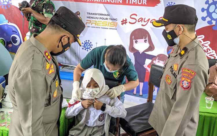 Capaian Vaksinasi Covid-19 di Kotim Masih 77,50 Persen