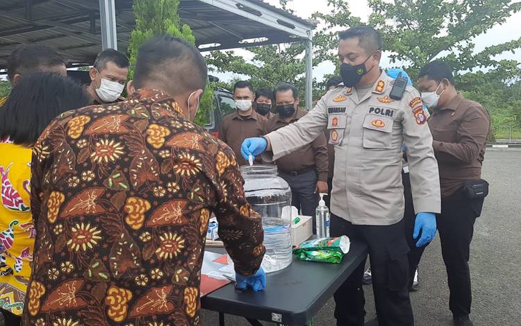 Polres Gunung Mas Musnahkan 116,58 Gram Sabu