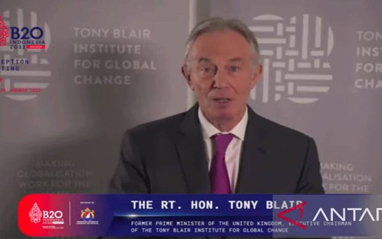 Tony Blair Yakin Presidensi G20 Indonesia Dapat Satukan Dunia