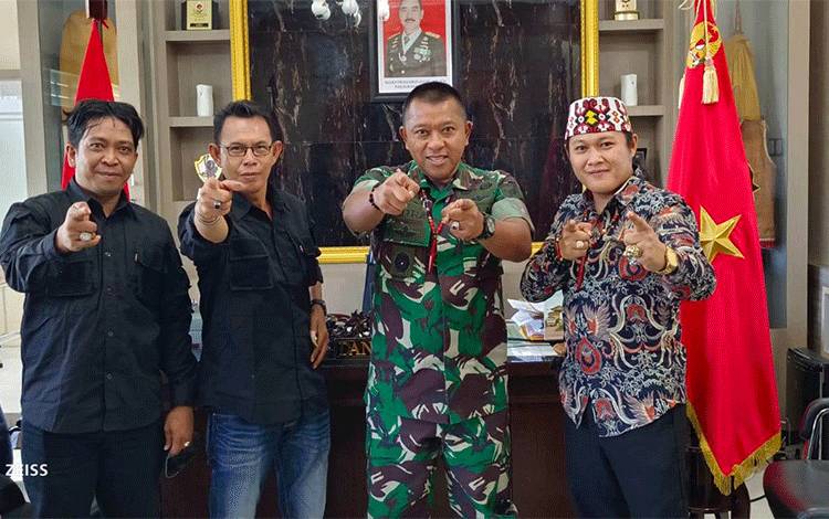 Danrem Panju Panjung Terima Audensi Gerdayak Kobar