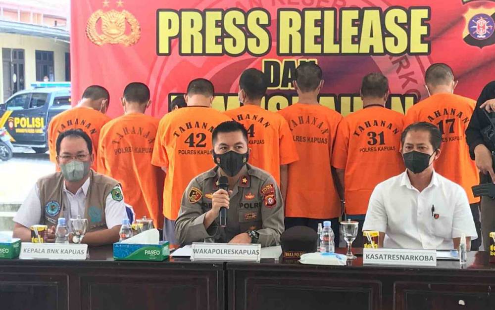Polres Kapuas Komitmen Berantas Peredaran Narkotika