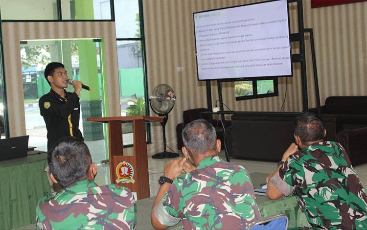 Kodim Palangka Raya Gunakan Aplikasi Pelaporan Kegiatan Karya Mahasiswa