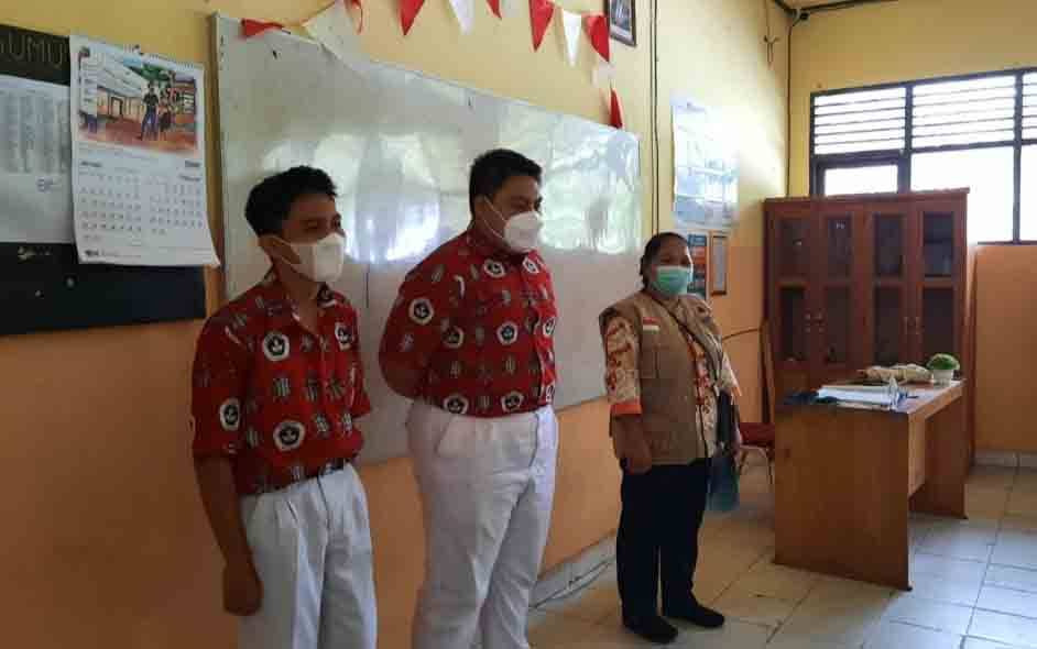 Kena Razia Masker, Pelajar di Palangka Raya Diminta Nyanyikan Lagu Kebangsaan