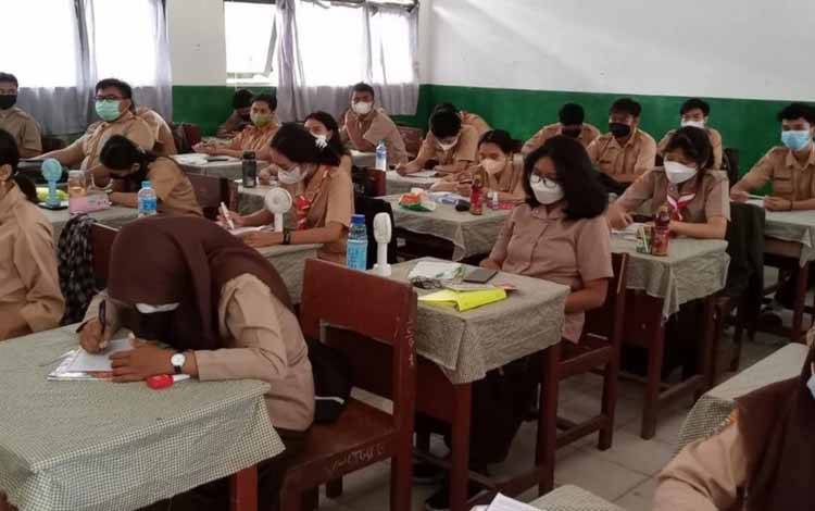 Belajar Tatap Muka di Palangka Raya Dibatasi Maksimal 50 Persen
