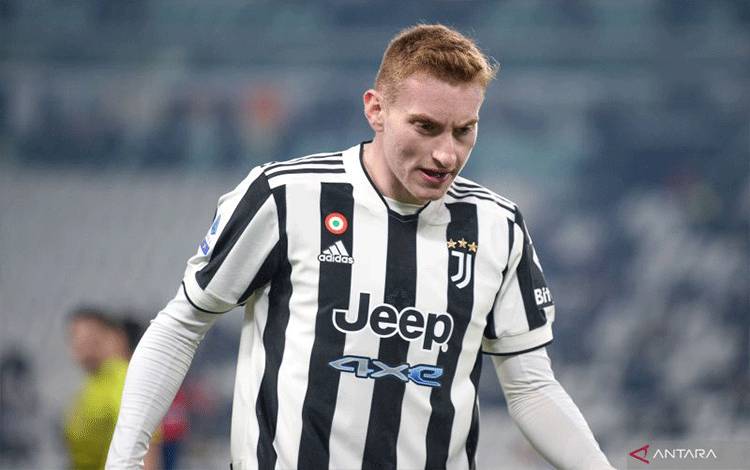 Pemain Juventus Dejan Kulusevski yang kini bermain untuk Tottenham Hotspur di Allianz Stadium pada 21 Desember 2021. (Alberto Gandolfo via Reuters Con/Alberto Gandolfo)
