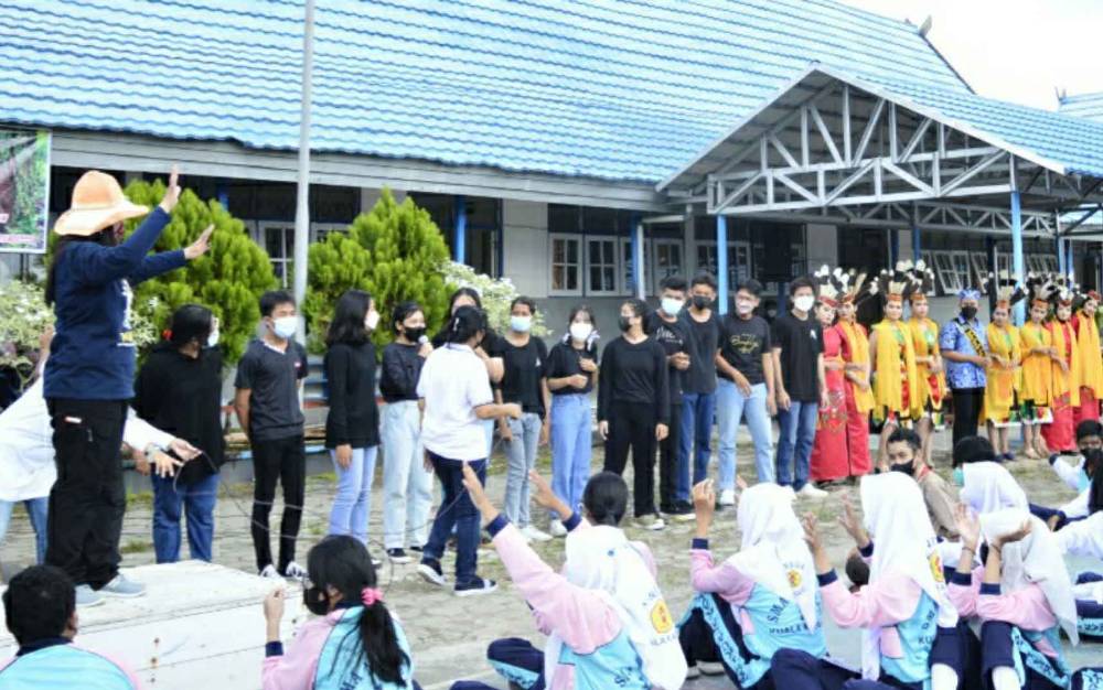 Siswa SMA Negeri 1 Kapuas Dapat Tambahan Wawasan Seputar Orangutan