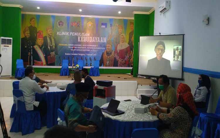 Hadiri HPN 2022, PWI Lamandau Ikuti Klinik Penulisan Kebudayaan