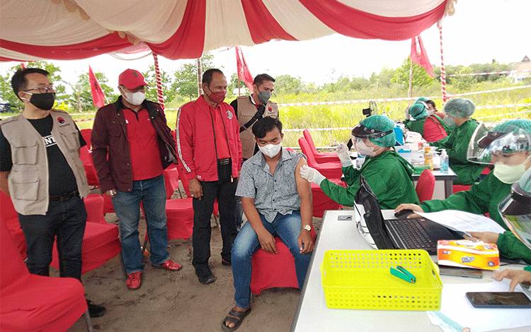 PDIP Kalteng Dukung Pemerintah Sukseskan Vaksinasi Booster