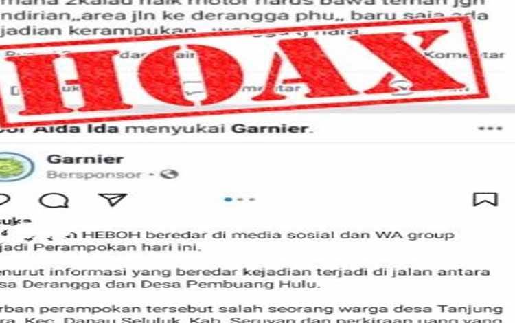 Sebar Hoaks Perampokan, Seorang Ibu Berurusan di Polsek Hanau