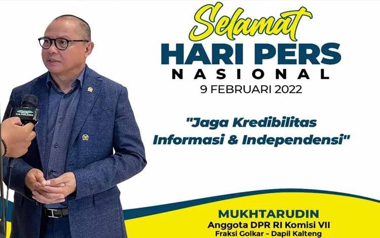 Hari Pers Nasional 2022, Mukhtarudin: Jaga Kredibilitas dan Independensi