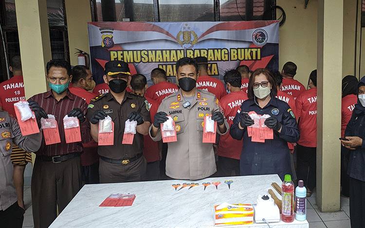 Polres Kotim Tangkap 16 Tersangka Narkoba Selama 2 Pekan