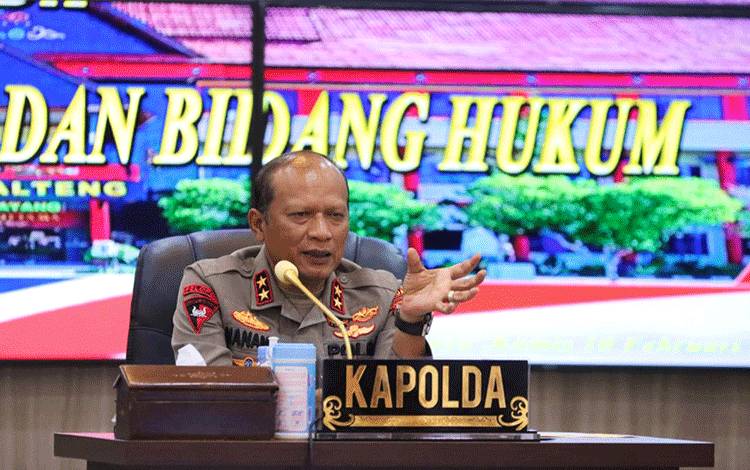 Kapolda Kalteng Tekankan Personel TIK dan Hukum Maksimalkan Patroli Virtual