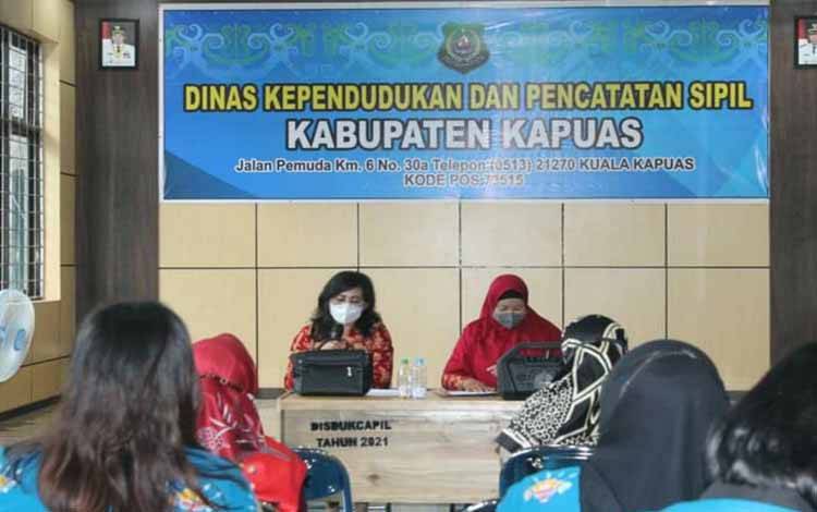 DWP Dinas Dukcapil Kapuas Gelar Pertemuan Aktifkan Kembali Kegiatan