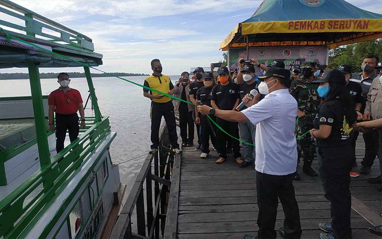 Bupati Seruyan Resmikan Klinik Terampung Bajenta Rimba Raya Conservation