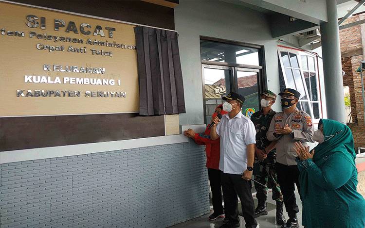 Bupati Seruyan Resmikan Peluncuran Aplikasi SI PACAT
