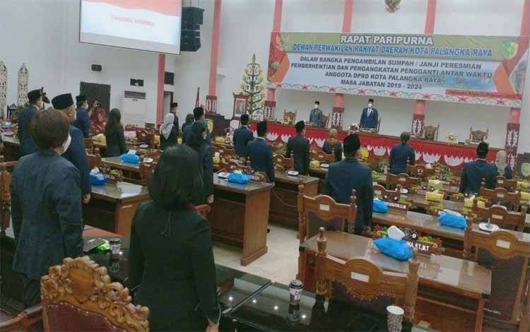 Paripurna pengesahan AKD DPRD Palangka Raya, Jumat 11 Februari 2022