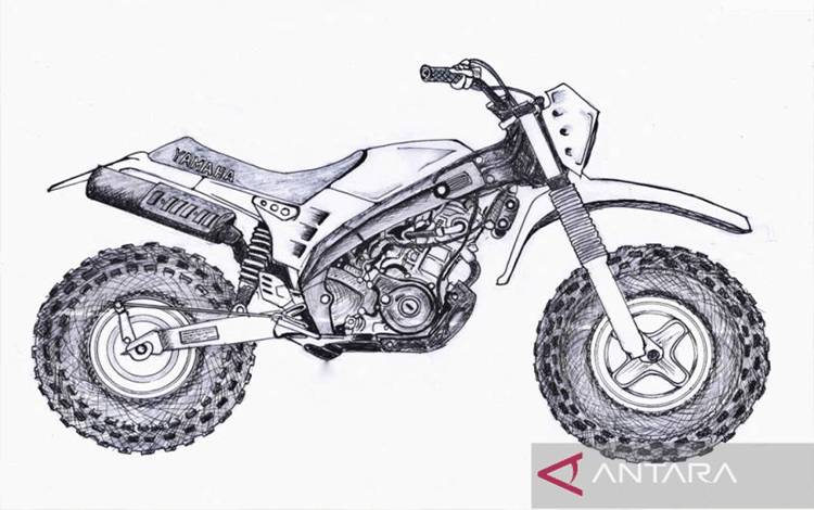 Modifikasi Yamaha XSR 155 berkonsep "Big Wheels" (ANTARA/HO)