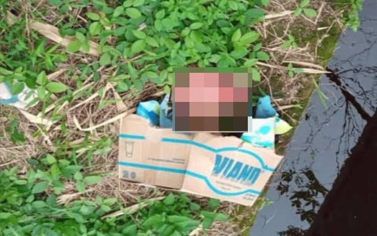 Sesosok Bayi Ditemukan Dalam Kardus di Gang Syuhada Sampit?