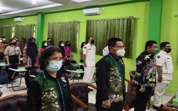 Sosialisasi bela negara yang dilaksnakan oleh Kesbangpol dan FBN kota Palangka Raya