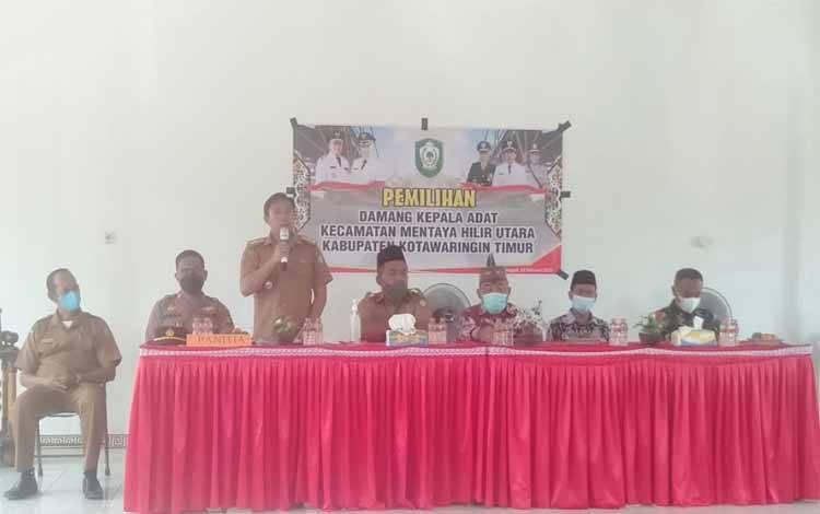 Rusli Terpilih sebagai Damang Kepala Adat Mentaya Hilir Utara